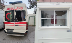 BURSA'DA AMBULANS VE GÜVENLİK KULUBESİNE SALDIRDILAR