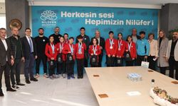 Başkan Özdemir, başarılı sporcuları ağırladı