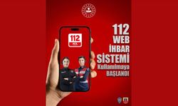 "112 Web İhbar Sistemi" devrede