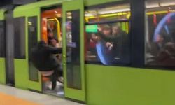 Bursa metroda kavga!