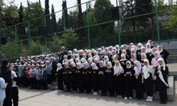 İmam hatip lisesi öğrencilerinden hatim merasimi