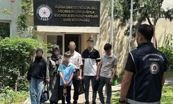 Bursa'da kaçak göçmenlere operasyon