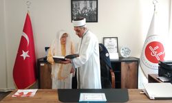 Alman vatandaş Bursa'da Müslüman oldu