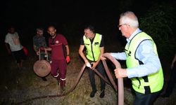 Kestel'de Orman Yangınına Karşı Örnek Mücadele