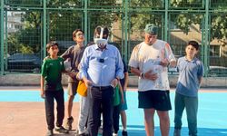 Basketbol sahaları liselilerin tasarımlarıyla güzelleşiyor