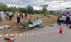 Bursa'da takla atan sürücü hayatını kaybetti