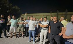 Gemlik'te liman sahasında iş durdu