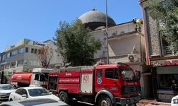 Bursa'da camide korkutan yangın