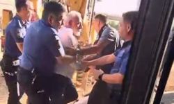 Kaçak kafeterya yıkımında ortalık karıştı