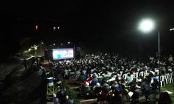 Bursa'da açık havada sinema keyfi