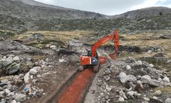 Uludağ'ın içme suyu hattı yenilendi