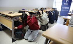 YKS Hazırlık Merkezi'nde deprem ve tahliye tatbikatı