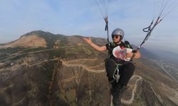 Bursa'da yanan ormanlar için gökyüzünden paraşütle tohum yağdı