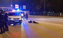 100 metre ilerideki üst geçidi kullanmadı canından oluyordu