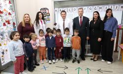 Başkan Erkan Aydın mesleğini çocuklara tanıttı