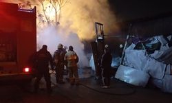 Osmangazi'de gece saatlerinde yangın paniği: 1 yaralı