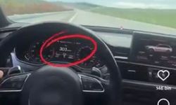 307 kilometre hızı görüp kendisini çekti, jandarma enseledi