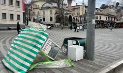 Bursa'da fırtına etkili oldu