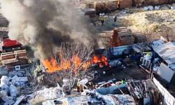 Hurdacıda yangın telaşı