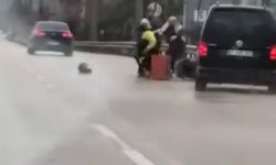 Bursa'da tartıştığı kuryeyi dövdü: O anlar kameraya yansıdı