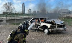 Büyükşehir İtfaiyesi'nden Koç Üniversitesi personeline eğitim