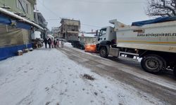 Bursa Büyükşehir'de kış mesaisi sürüyor