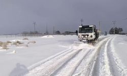 Osmangazi’nin yüksek kesimlerinde kar nöbeti