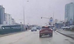 Bursa’da ters yönde ilerleyen araç yürekleri ağza getirdi