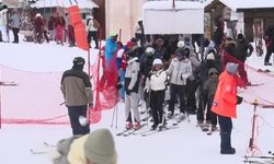 Uludağ’da sömestir tatilinin son gününde yoğunluk sürüyor