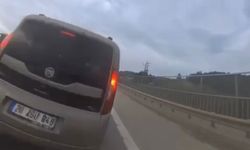 Bursa'da 113 kilometre hızla giden motosikletli çarptığı araca girdi