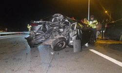 Bursa'da otobanda feci kaza