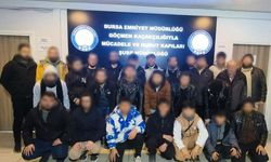 Bursa Emniyet Müdürlüğü’nden göçmen kaçakçılığına darbe