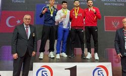 Bursa Büyükşehir Belediyesporlu Karateci Enes Sad Beşbadem Balkan üçüncüsü oldu