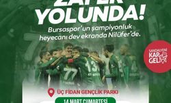Bursaspor’un maç heyecanı Nilüfer’de yaşanacak