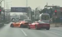 Bursa'da Lamborghini ve Ferrari sürücülerine 100 bin TL ceza