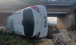 Bursa'da feci kaza köprüden uçtu