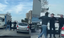 Bursa'da trafikte kavga!