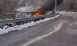 Bursa'da bağ evinde çöıkan yangın korkuttu