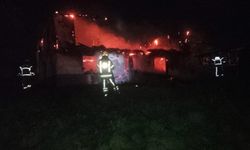 Bursa'da 2 katlı ev alevlere teslim oldu