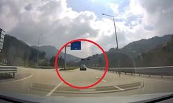 Bursa'da ters yönden gelen araç faciayı böyle teğet geçti