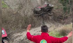Bursa'da Off-Road yarışında takla attı...Nefes kesen anlar kamerada