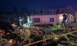 Yolcu minibüsünde büyük facia