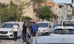 Trafikte döner bıçaklı kavga kamerada