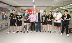 Dereceye giren sporcular, ödüllerine kavuştu