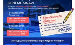 Üniversite adayları için deneme sınavı