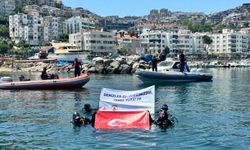 Polis bu kez mavi vatan için temizlik operasyonu yaptı