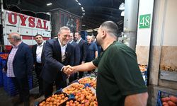 BTSO Başkanı İbrahim Burkay’dan Bursa Kent Hali’ne ziyaret