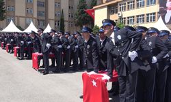 Bursa'da POMEM mezuniyetinde duygu dolu anlar