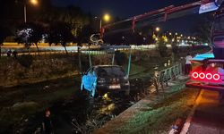 Bursa'da makas faciası: Dereye uçtular