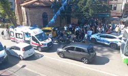 Bursa'da taksi yayayı altına aldı